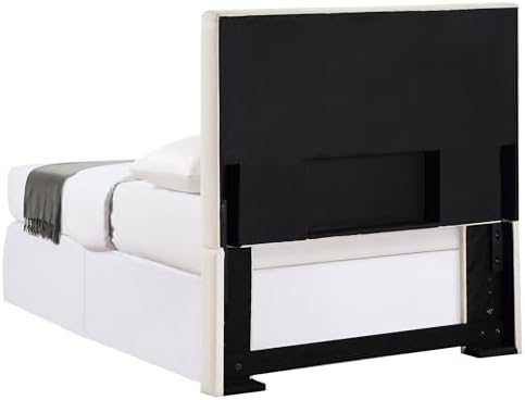 Coaster Pirro Twin Upholstered Foam-Padded Panel Headboard, Sand 315980T