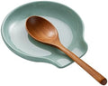 LarqeeWare Ceramic Spoon Rest for Stove Top, Modern Kitchen Counter Holder