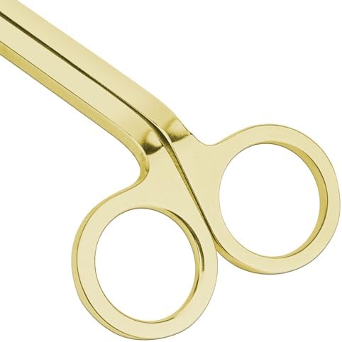 CHEFBEE Gold Stainless Steel Candle Wick Trimmer