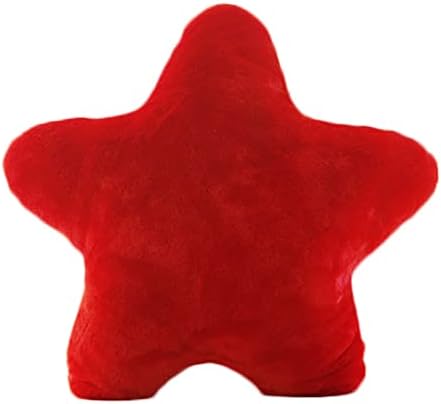 zhidiloveyou Star Pillow Plush Red Stuffed Star Shaped Pillow Toy 15.7 inch