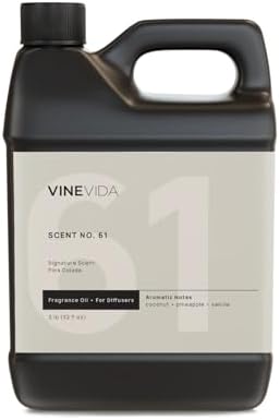 VINEVIDA [32 Fl Oz] Pina Colada Oil for Cold Air Diffusers, Essential Oils for Diffuser Oil Refill & Air Freshener Room Spray