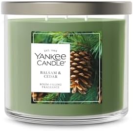 Yankee Candle Balsam & Cedar Scented Candle, 14.5oz 3-Wick