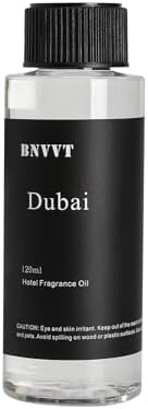 Hotel Diffuser Oil Dubai - The Iconic 5-Star Hotel Coastal Blend - Lemon Bergamot Sea Breeze - 120 mL Premium Fragrance Oil for Ultrasonic and Waterless Diffusers and Crafting