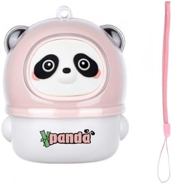 Fantasee Portable Panda Night Light, Adorable Bedside Child Nursery Sleeping Lamp for Birthday Party Gift Home Decor (Pink)