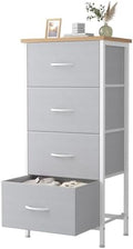 Sweetcrispy 4 Storage Drawer Dresser, Storage Cabinet, Clothes Organizer