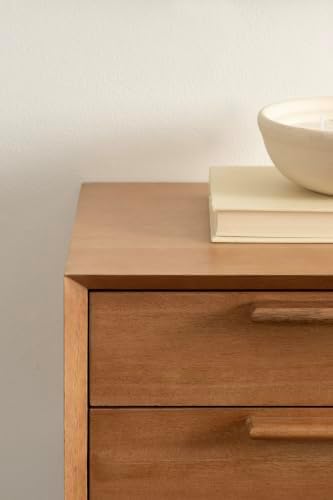Kate and Laurel McCutcheon Two-Drawer Floating Side Table with Storage