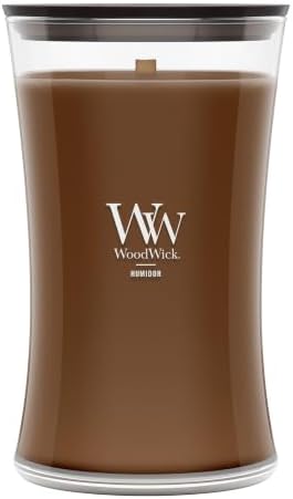 WoodWick Humidor Scented Candle, Crackling Wick, 21.5oz