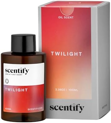 Scentify Twilight Aroma Oil Refill for Diffusers, 100ml / 3.38 fl oz