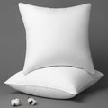 Phantoscope Throw Pillow Insert with 100% Cotton Cover, 24x24 Inch, 2 Pack