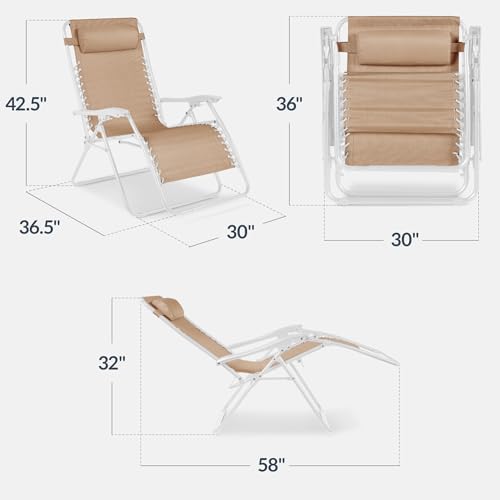 Best Choice Products Set of 2 Extra Wide Zero Gravity Chair Recliner