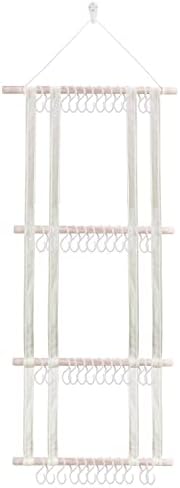 cherrboll Hair Bows Holder Headband Organizer for Girls, Hair Clips Hanger Storage with Hooks, Wall Hanging Decor for Nursery Room