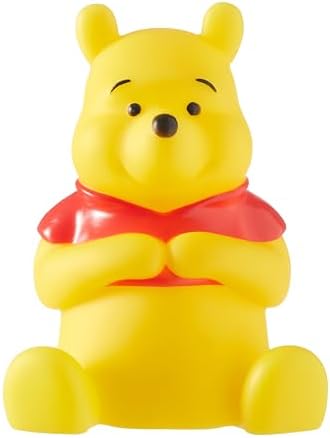 Disney Winnie The Pooh Squishy Mood Night Light 6" LED Soft Mood Lamp for Decor, Kids Bedrooms, Collectors & Gift Giving
