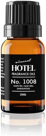 AirScent Hotel Diffuser Oil No. 1008 - White Tea, Aloe Sandalwood - 10 mL