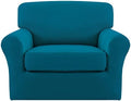 Easy-Going 2 Pieces Stretch Sofa Slipcover for Armchair Washable