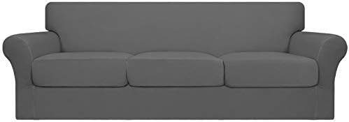 Easy-Going 4 Pieces Oversized Stretch Couch Cover for Dogs Washable