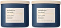 Bath & Body Works 3-Wick Candle, Mahogany Coconut, 14.5 oz, 2 Pack