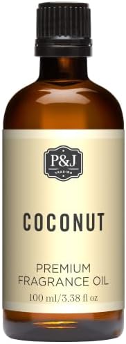 P&J Trading Fragrance Oil | Coconut Oil 100ml - Candle Scents for Candle Making, Freshie Scents, Soap Making Supplies, Diffuser Oil Scents