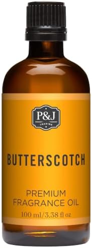 P&J Trading - Butterscotch Scented Oil 100ml - Fragrance Oil for Candle Making, Soap Making, Diffuser Oil