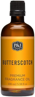 P&J Trading - Butterscotch Scented Oil 100ml - Fragrance Oil for Candle Making, Soap Making, Diffuser Oil