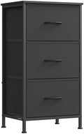 SONGMICS Dresser for Bedroom, Small Dresser with 3 Fabric Drawers