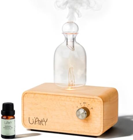 Glass Waterless Essential Oil Diffuser Upgraded, Nebulizing diffusers
