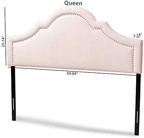 Baxton Studio Headboards, Full, Light Pink