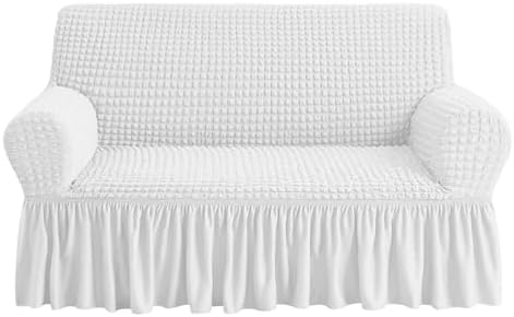 NICEEC Loveseat Covers Washable Love Seat Couch Covers Slipcover with Skirt