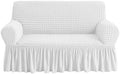 NICEEC Loveseat Covers Washable Love Seat Couch Covers Slipcover with Skirt