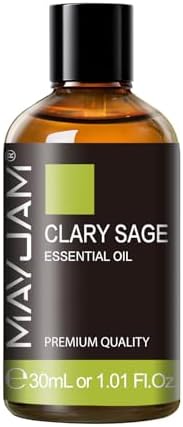 MAYJAM Clary Sage Essential Oil for Diffuser Soap Candle Making, 1.01fl.oz