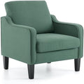 VINGLI Accent Chair, Linen Upholstered Armchair, 380 LBS, Living Room