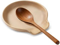 LarqeeWare Ceramic Spoon Rest for Stove Top, Modern Kitchen Counter Holder
