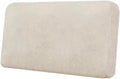 Loveseat Cushion Cover Leather-Look 1PC Stretch Love Seat Slipcover for Living Room Individual Couch Seat Protector, Pet-Friendly, Non-Slip, Easy Fit - Beige