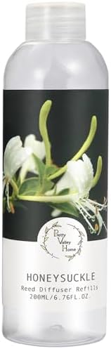 Reed Diffuser Refill Honeysuckle 6.76oz (200ml), Scented Oil for Reed Diffuser Home Fragrance for Bathroom, Bedroom, Office Decor