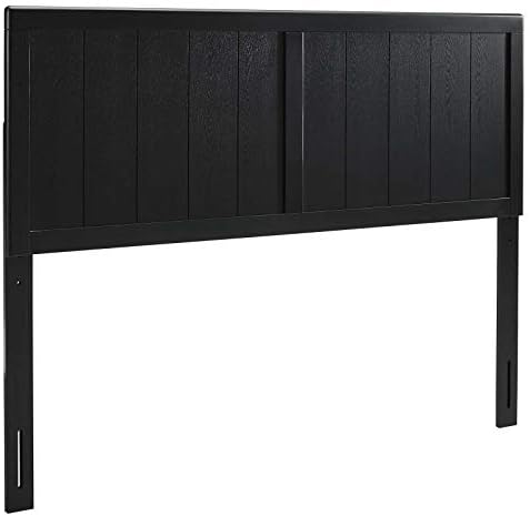 Modway MOD-6216-BLK Robbie Twin Wood Headboard, Black