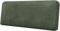 Couch Cushion Cover Leather-Look 1PC Stretch Sofa Seat Slipcover for Living Room Individual Sofa Cushion Cover Couch Seat Protector, Pet-Friendly, Non-Slip, Easy Fit - Army Green
