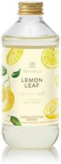 Thymes Reed Diffuser Oil Refill – Fragrance Oil for Diffuser Refill – Flameless Home Fragrance – Home Luxury Scents with Notes of Lemon Verbena, Lily of the Valley & Bergamot (Lemon Leaf, 7.75 fl oz)