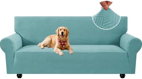XINEAGE XL Sofa Slipcover Pet Friendly, Stretch Couch Cover,Light Blue