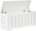 VANKILEY 43.3" Storage Chest Extra Large, Storage Bench.(White)