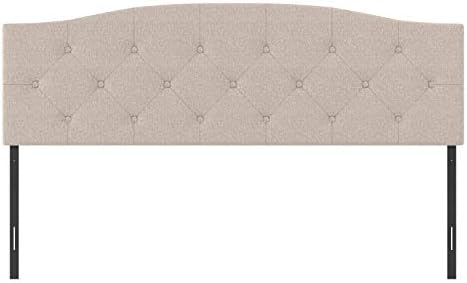 Hillsdale, Provence Upholstered King/Cal King Headboard, Light Beige