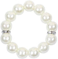 ZiDeTang 20Pcs Pearl Rhinestones Napkin Ring for Table Decoration Serviette Holder Party Decoration C