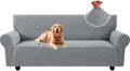 XINEAGE XL Sofa Slipcover Pet Friendly, Stretch Couch Cover,Light Gray