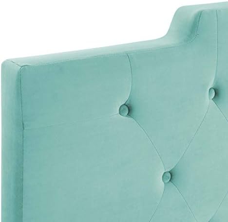 Modway MOD-6186 Juliet Tufted Performance Velvet California King Headboard in Mint