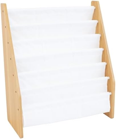 Humble Crew Kids Bookshelf, Montessori Front Facing Toddler Bookcase 4Tier