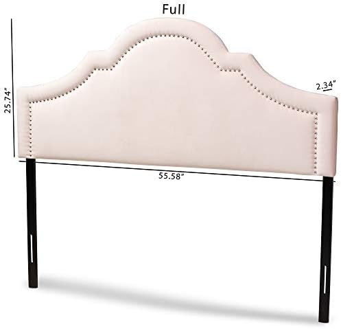 Baxton Studio Headboards, Full, Light Pink