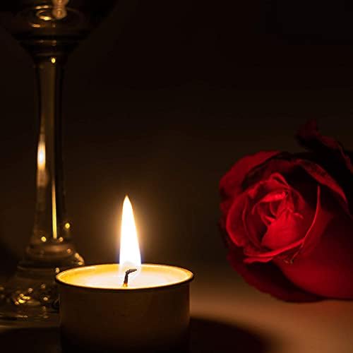 Tealight Candles - 8 Hours Long time Burning, White Votive Smokeless European Tea Light Unscented Candles for Shabbat, Weddings, Christmas,Home Decorative - 300 Packs