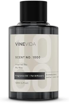 VINEVIDA (4oz) Hotel Fragrance Collection Diffuser Oil - Scents for Home - Cold Air Diffuser Oil - Essential Oil - No.1000 Inspired by My Way