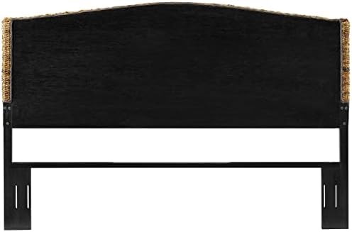 Crosley Furniture Serena Rattan Bed Headboard, King