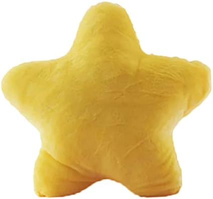 zhidiloveyou Star Pillow Plush Yellow, Stuffed Star Shaped Pillow Toy 15.7"