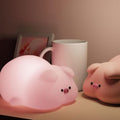 Piglet Night Light for Kids,Cute Pig Silicone Squishy Dimmable Nursery Lamp