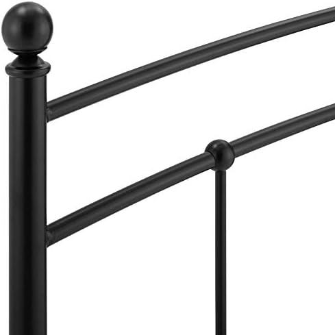 Modway Abigail Twin Metal Headboard in Black